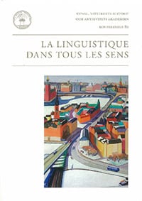 Sullet-Nylander, Françoise ; Engel, Hugues ; Engwall, Gunnel : La Linguistique dans tous les sens