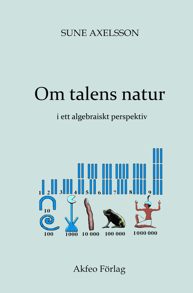Sune Axelsson : Om talens natur i ett algebraiskt perspektiv