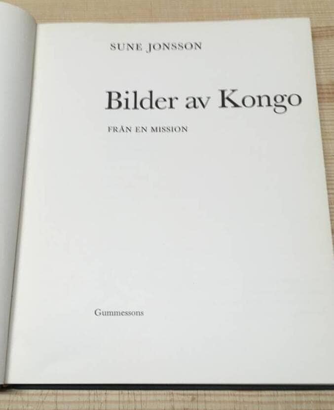 Sune Jonsson : Bilder av Kongo