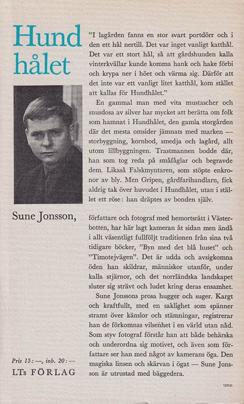 Sune Jonsson : Hundhålet