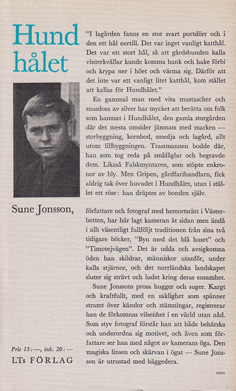 Sune Jonsson : Hundhålet