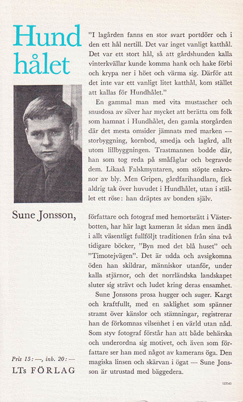 Sune Jonsson : Hundhålet