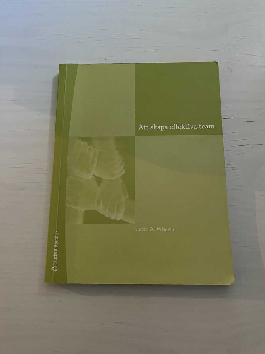 Susan A. Wheelan : Att skapa effektiva team
