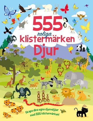 Susan Mayes : 555 roliga klistermärken. Djur