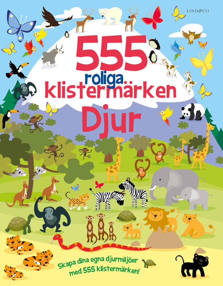 Susan Mayes : 555 roliga klistermärken. Djur