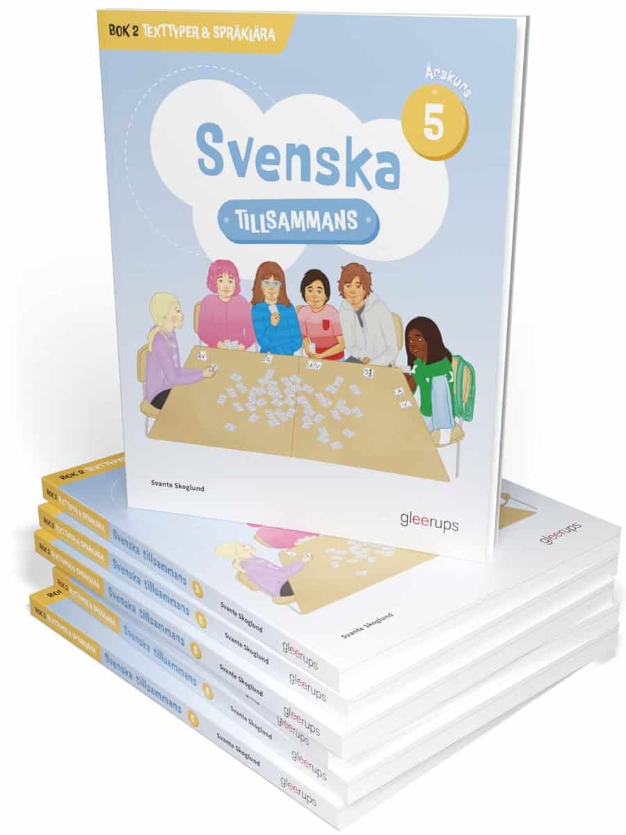 Svante Skoglund : Svenska tillsammans 5, bok 2, Texttyper & Språklära, 10 ex