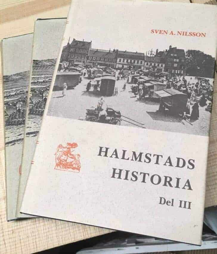 Sven A Nilsson ; Lars Trulsson : Halmstads historia I-III