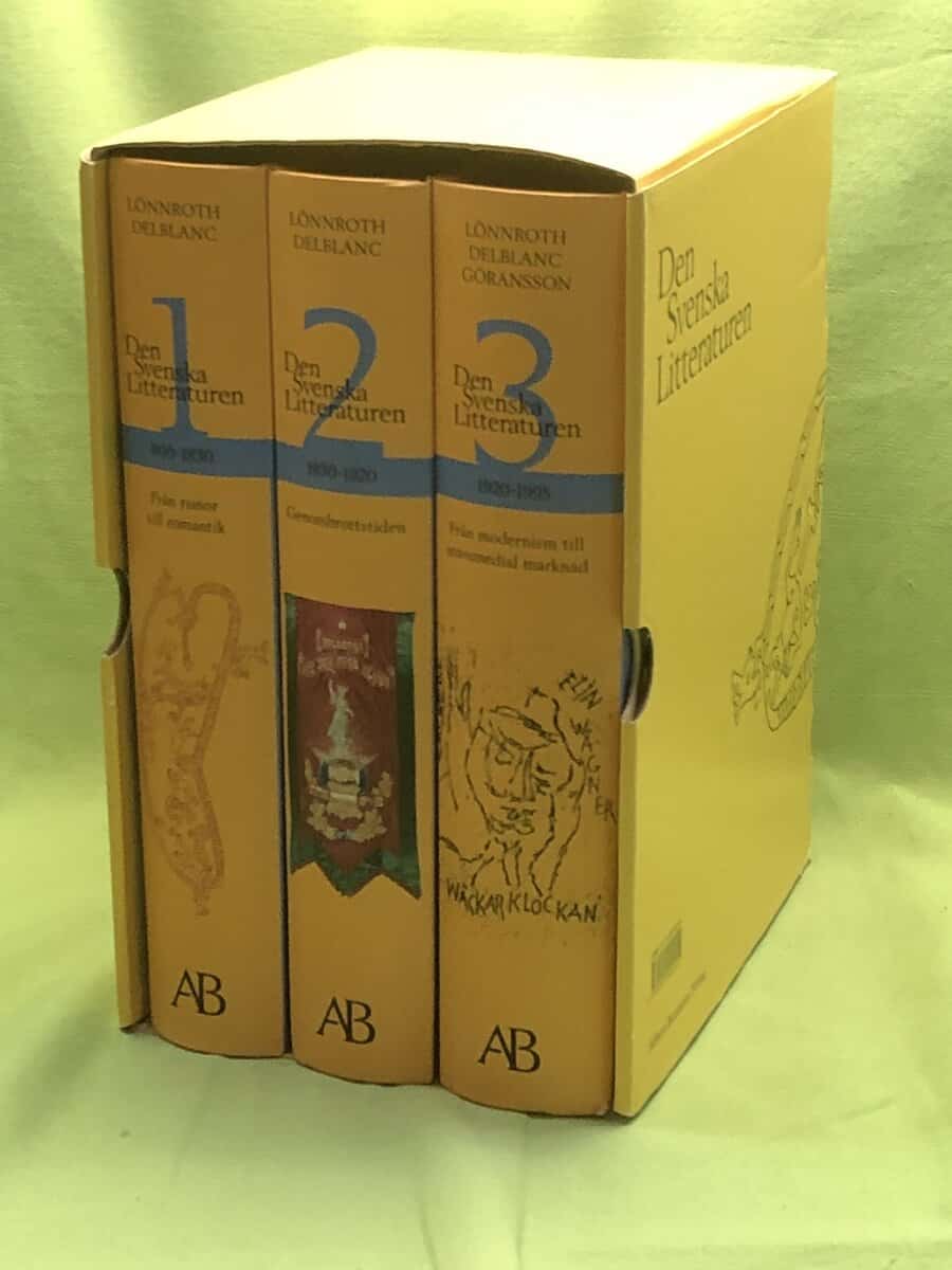 Sven Delblanc Lars Lönnroth : Den svenska litteraturen 1-3. 1