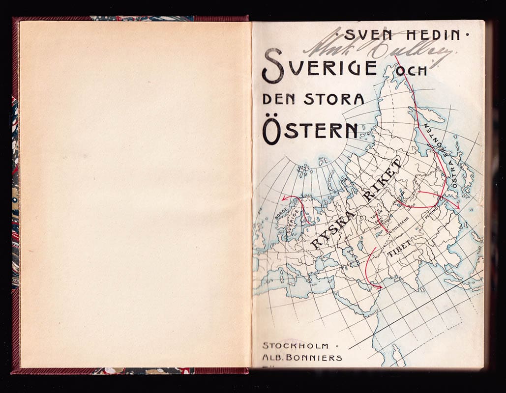 Sven Hedin : Sverige och den stora östern