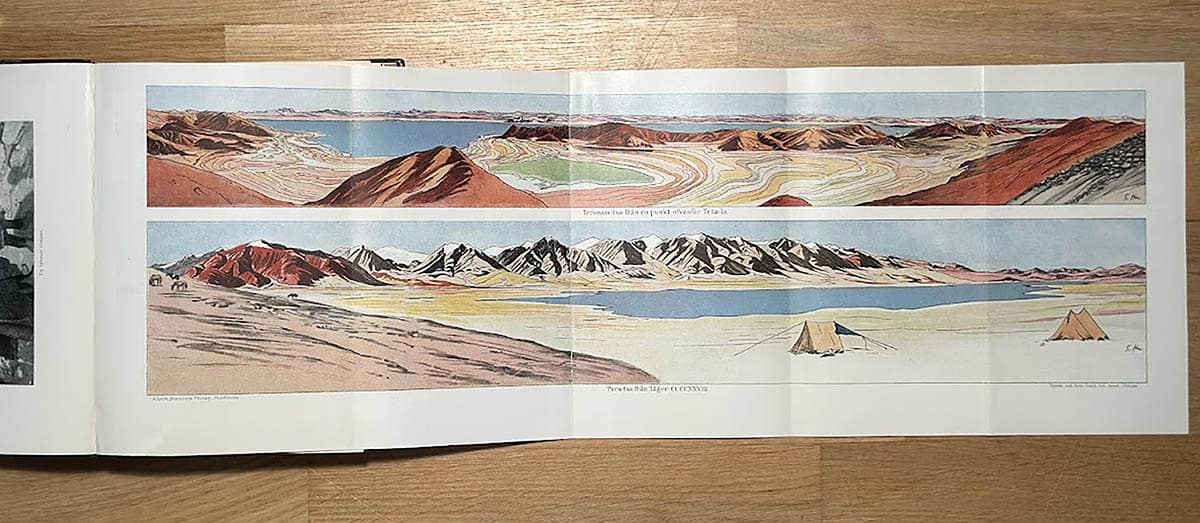 Sven Hedin : Transhimalaya. Upptäckter och äfventyr i Tibet. Förra delen - Senare delen - Tredje delen