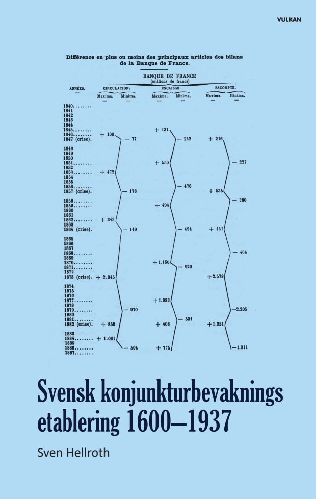 Sven Hellroth : Svensk konjunkturbevaknings etablering 1600–1937