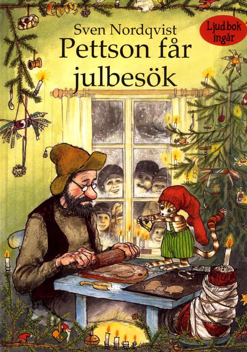 Sven Nordqvist : Pettson får julbesök (+ CD)