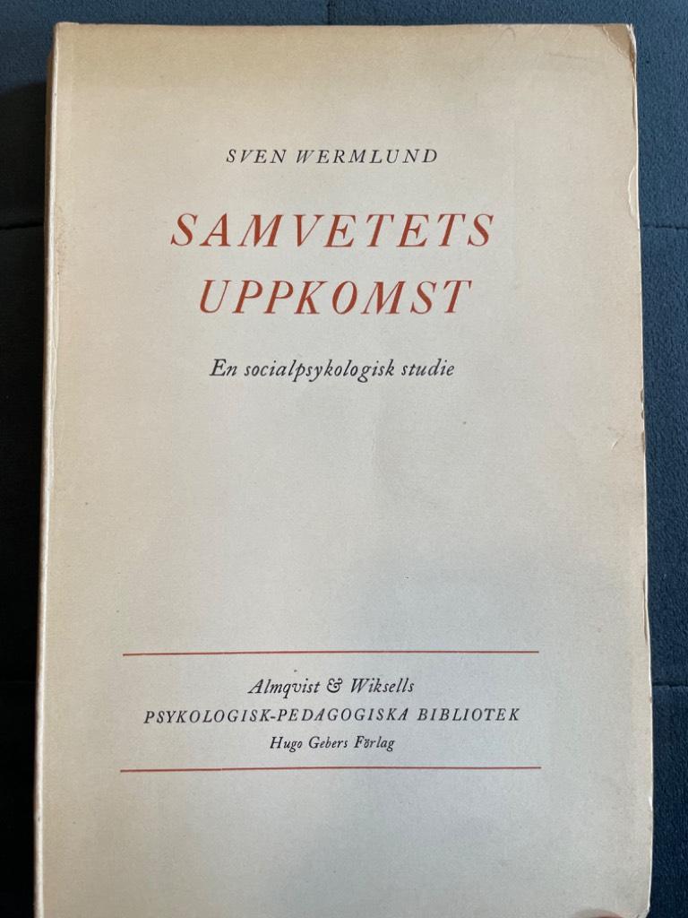 Sven Wermlund : Samvetets uppkomst