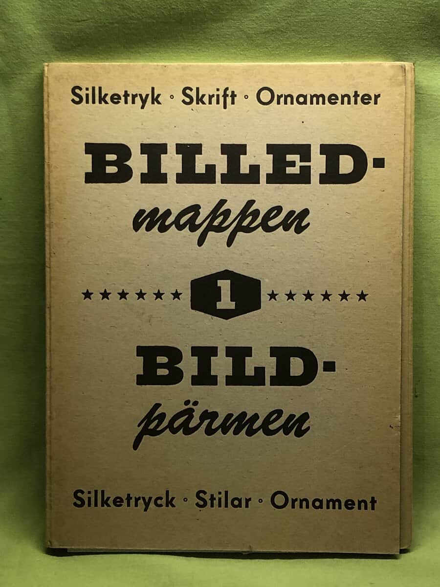 Svend Smidt ; Bogh Laursen : Kurs i Silketryck / Kursus i Silketryck - Silketryck, Stilar, Ornament