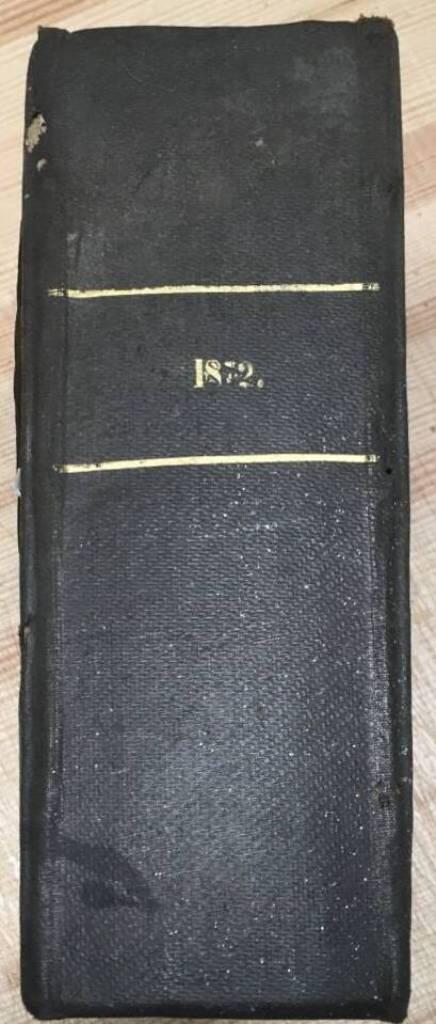 Svensk författningssamling för 1872, med register.