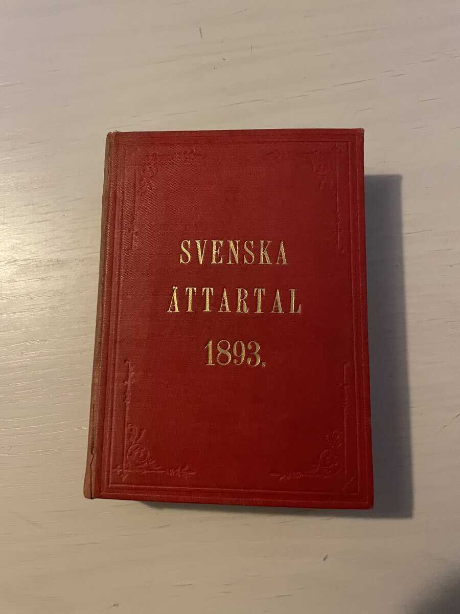 Svenska ättartal 1893