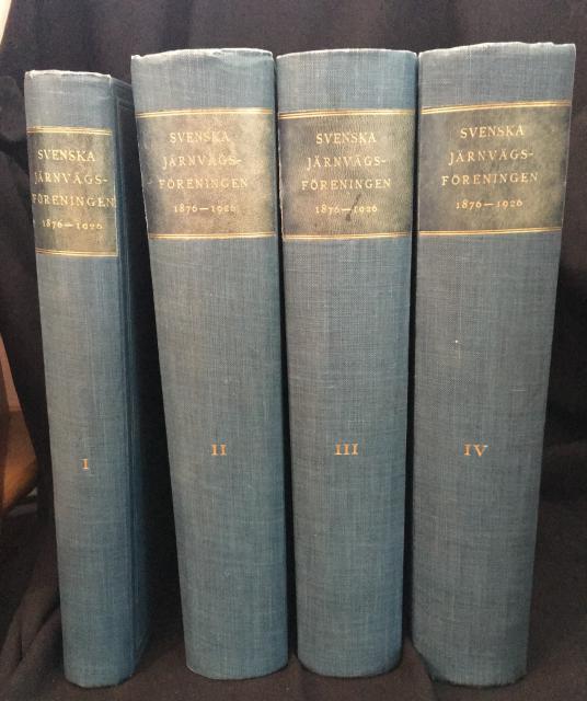 Svenska järnvägsföreningen 1879-1926 I-IV, Minnesskrift