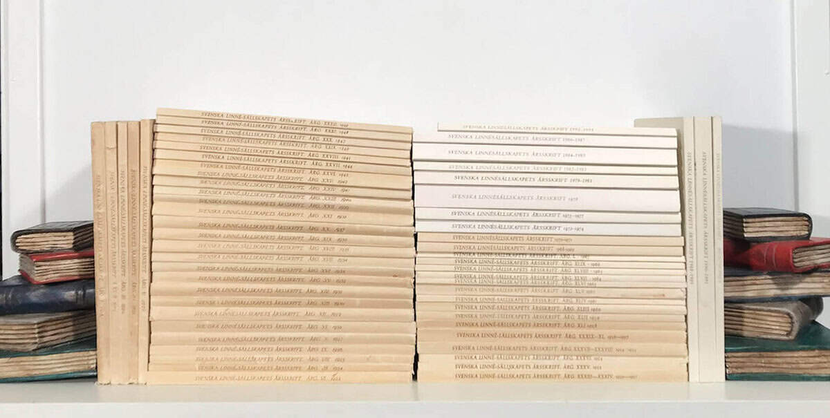 Svenska Linnésällskapets Årsskrift. Yearbook of The Swedish Linnaeus Society (komplett svit 1918 - 1992-1993)