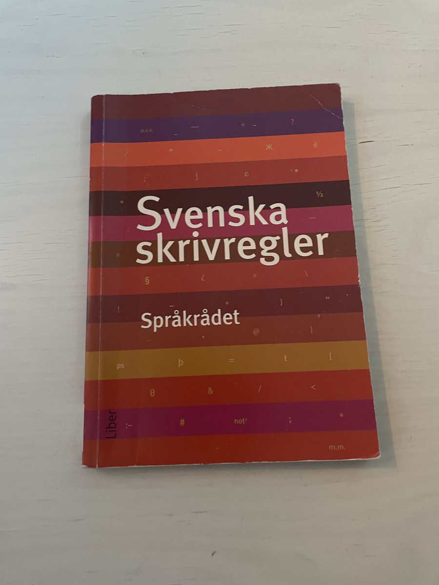 Svenska skrivregler