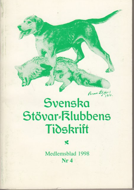 Svenska Stövar Klubbens Tidsskrift Medlemsblad 1998 Nr 4
