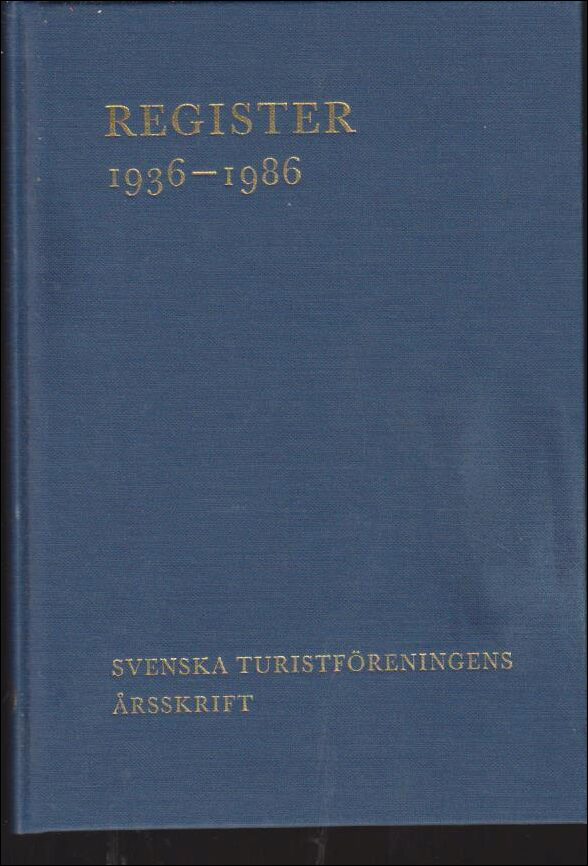 Svenska Turistföreningens årsskrift