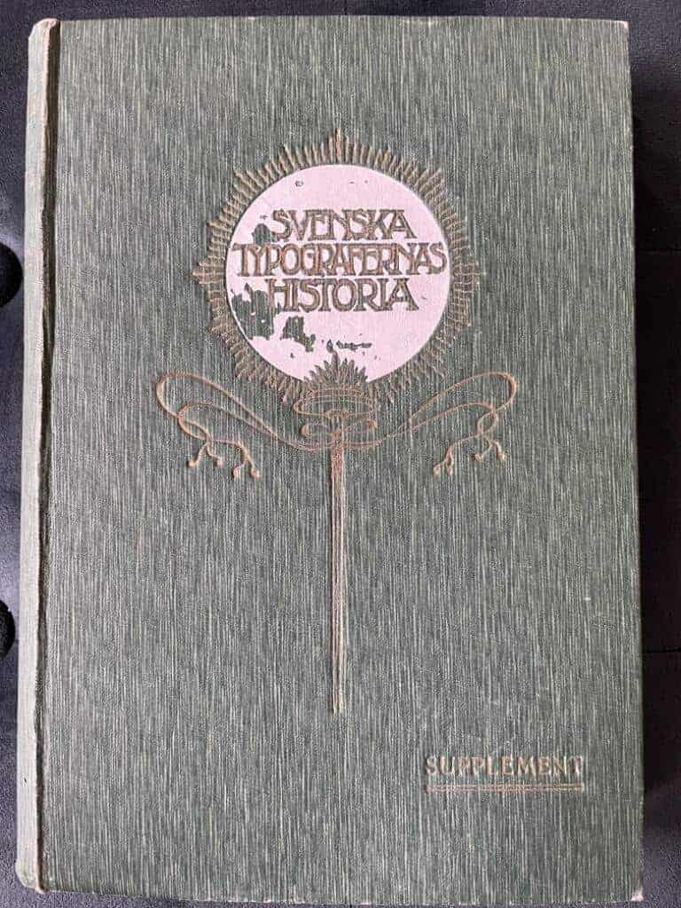 Svenska typografernas historia - supplement