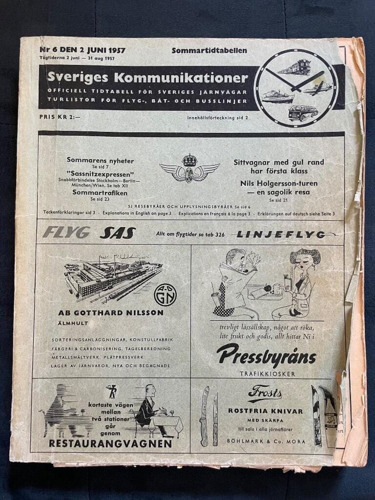 Sveriges kommunikationer 1957