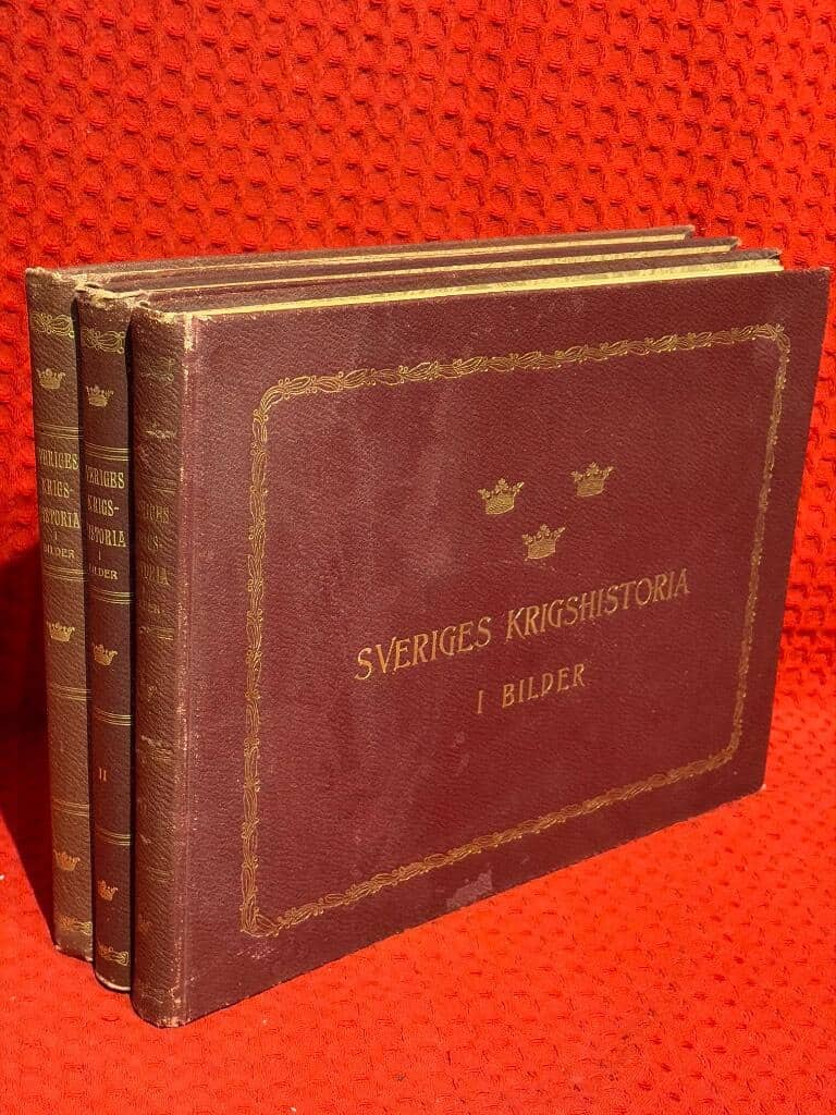Sveriges krigshistoria i bilder 1,2,3 (komplett)
