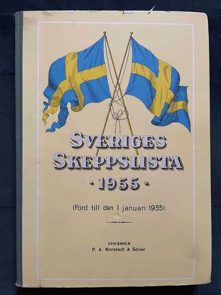 Sveriges skeppslista 1955