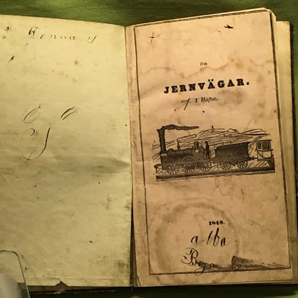 Swederus ; v Rosen ; Dalman ; Wetterberg : Skall Sverige hafva Jernbanor eller icke? / Jernvägar Häfte 1