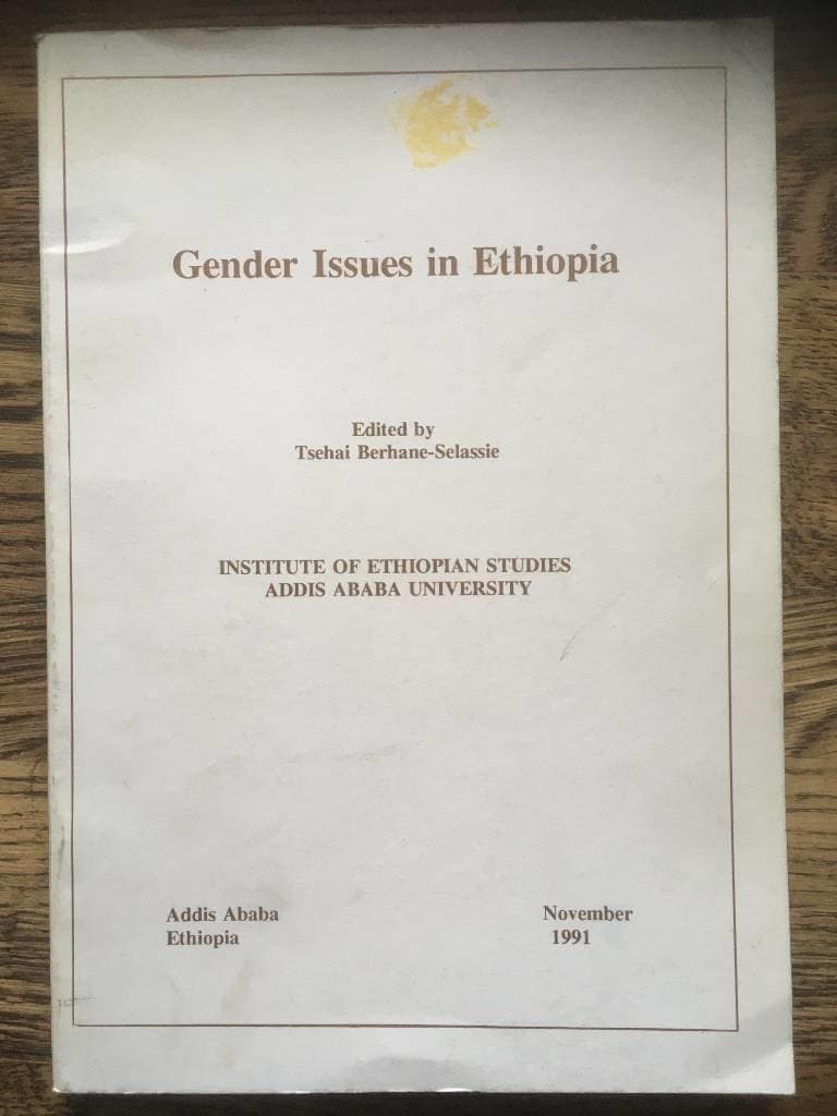 T Berhane-Selassie : Gender issues in Ethiopia