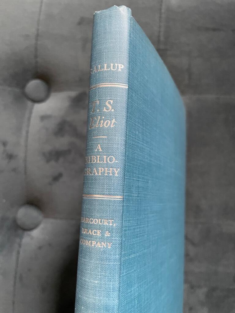 T. S. Eliot ; Gallup, Donald : T. S. Eliot