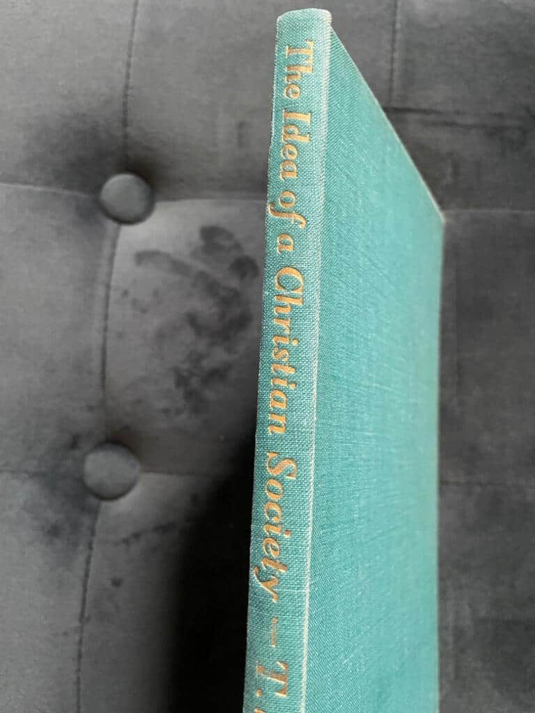 T. S. Eliot : The Idea of a Christian Society