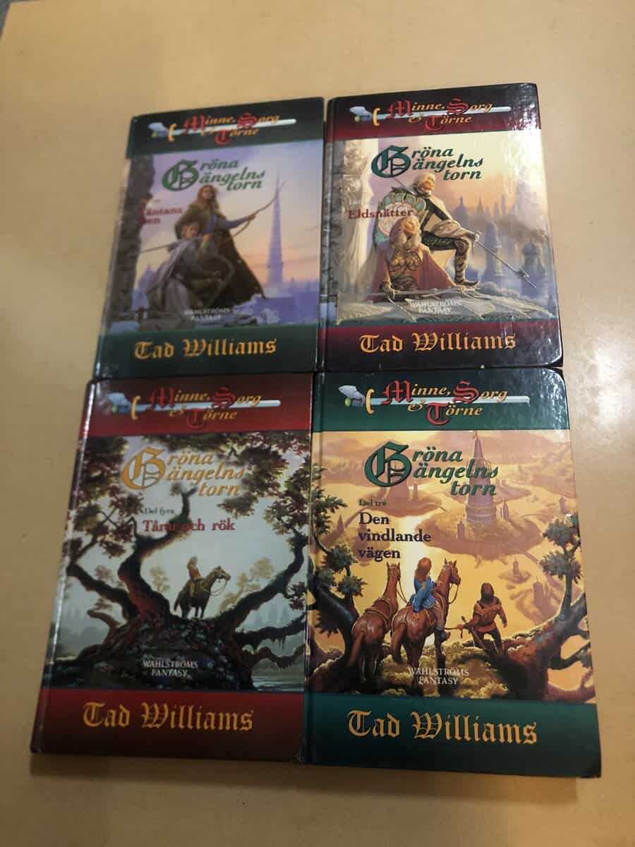 Tad Williams : Minne, sorg & törne 7-10 - Gröna ängelns torn Del 1-4