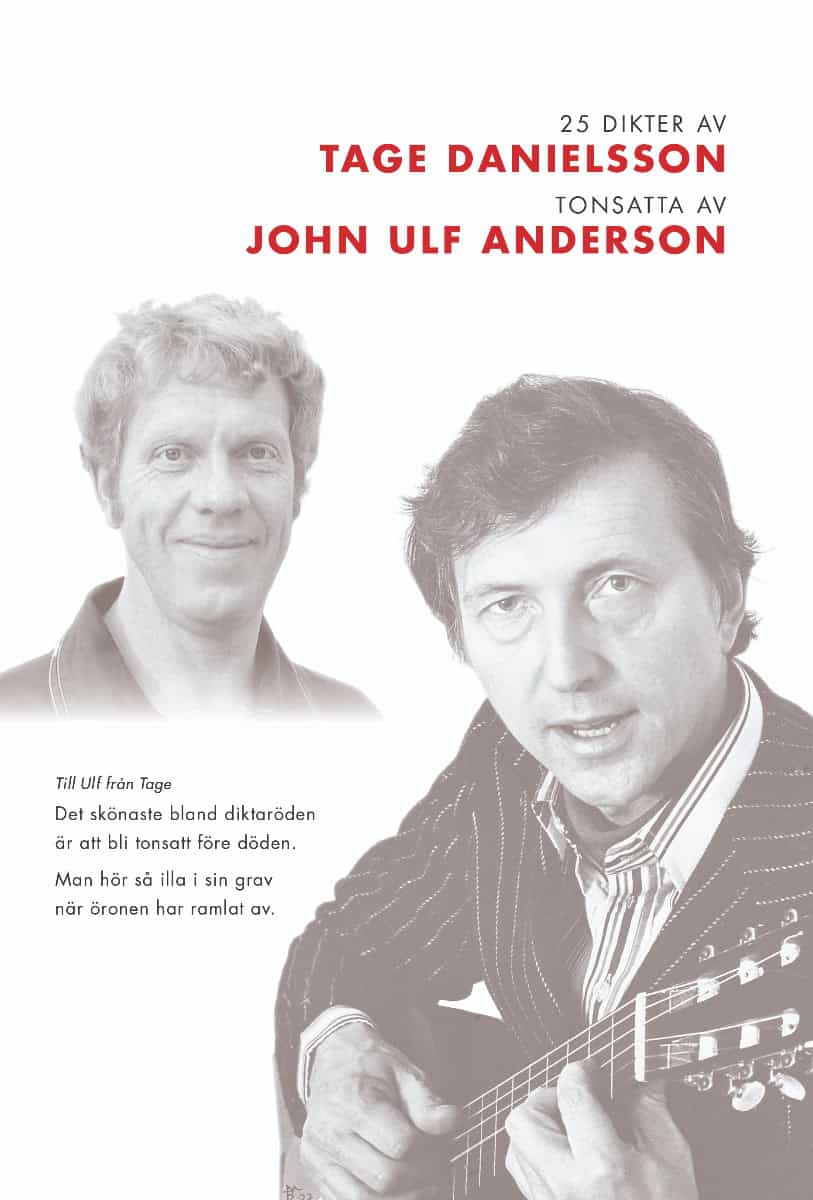 Tage Danielsson : 25 dikter av Tage Danielsson : tonsatta av John Ulf Anderson