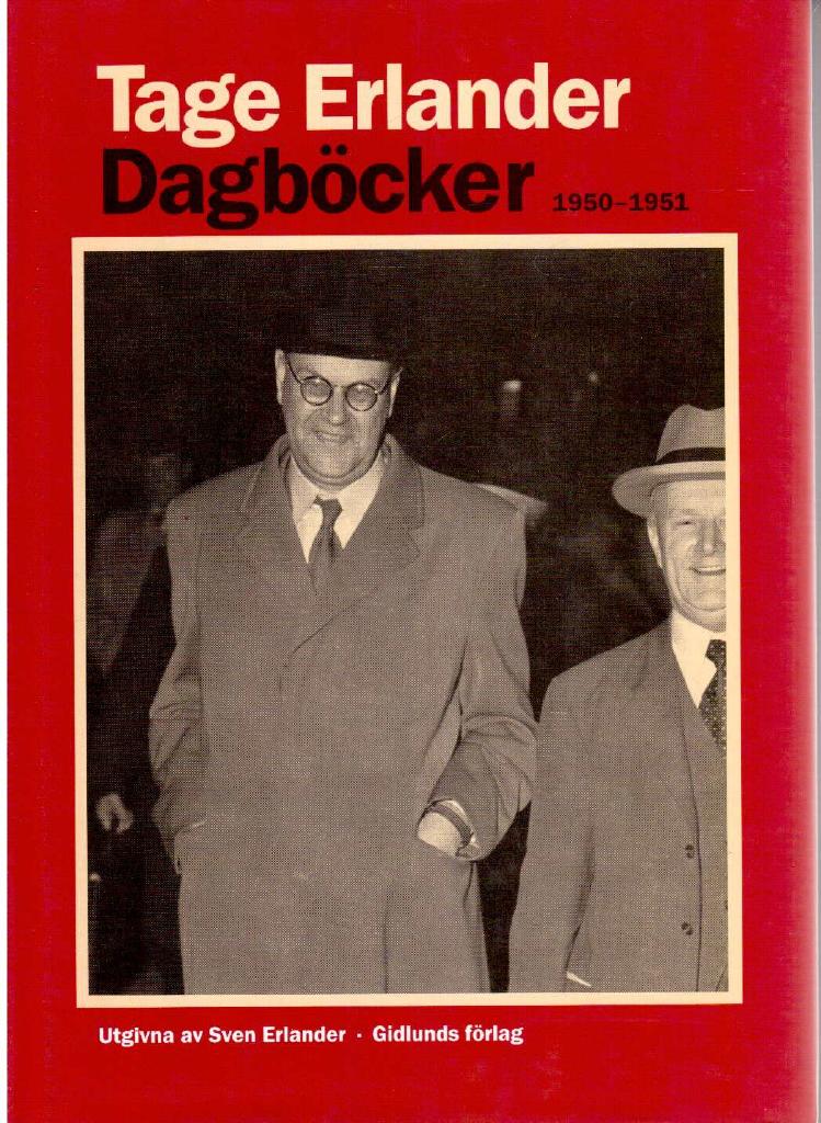 Tage Erlander : Dagböcker 1950-1951