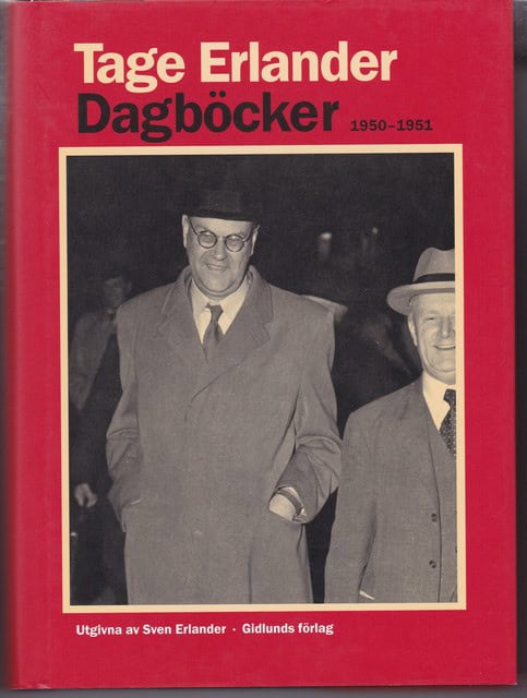 Tage Erlander dagböcker 1950-1951