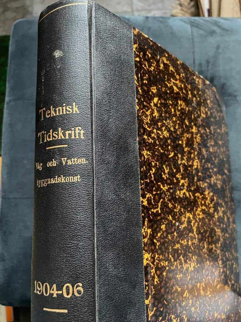 Teknisk tidskrift 1904-1906. Väg- och vattenbyggnadskonst.
