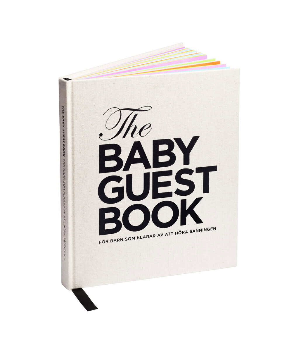 The baby guest book
