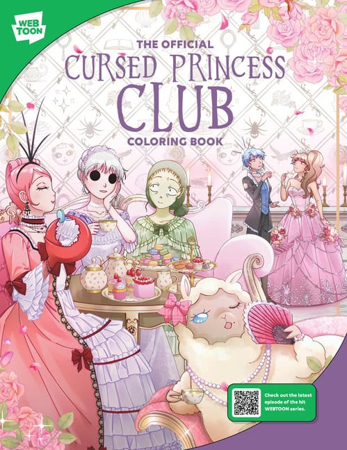 , : The Official Cursed Princess Club Coloring Book