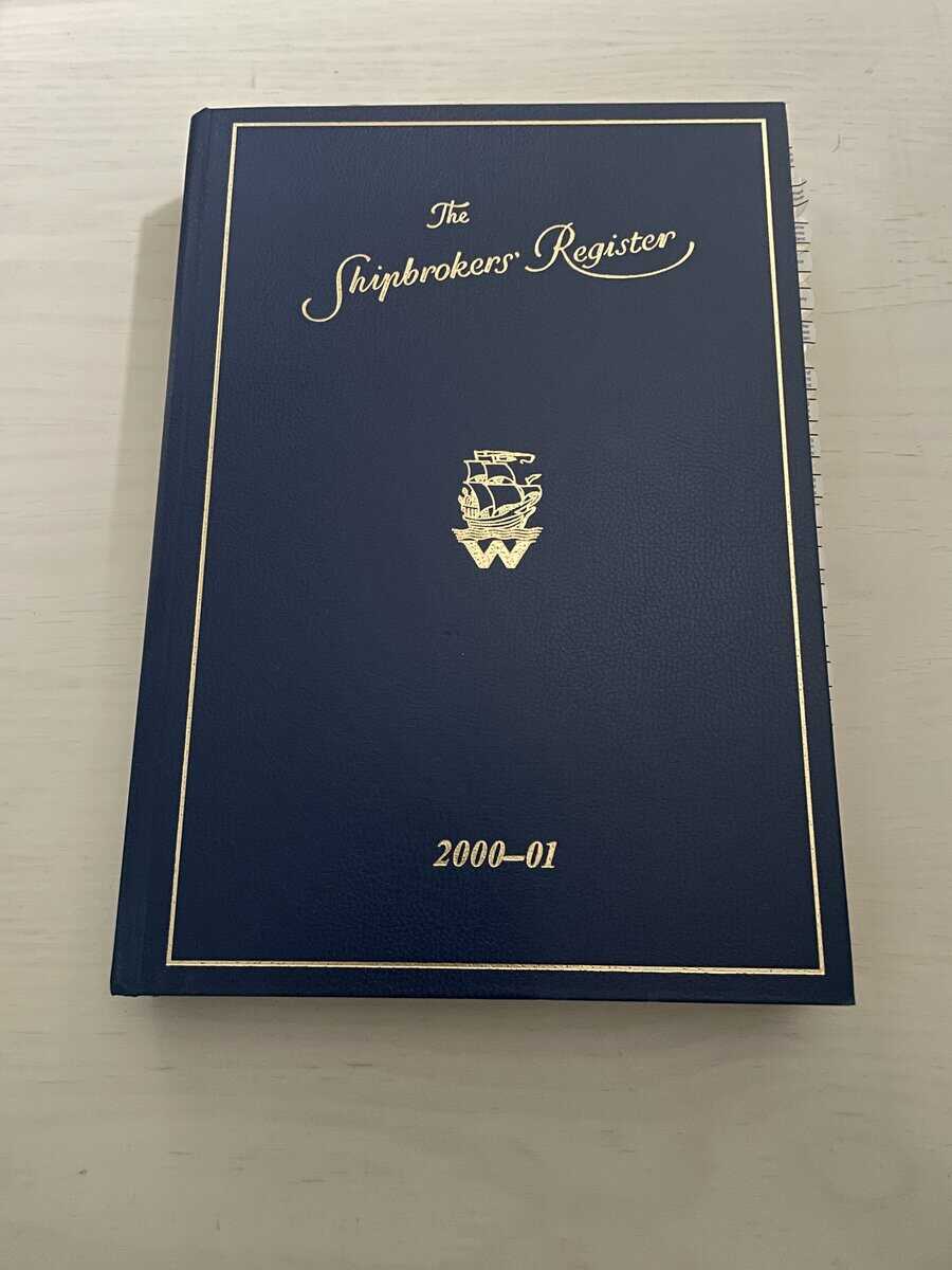The Shipbrokers Register 2000-01