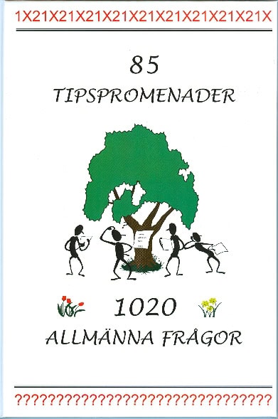 Thomas Börgesson : 85 tipspromenader - 1020 allmänna frågor