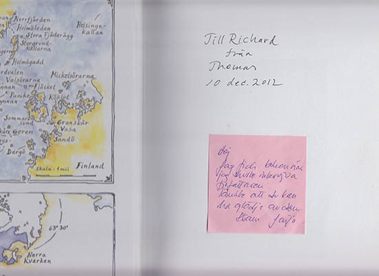 Thomas Distler : Iskall (dedikation)