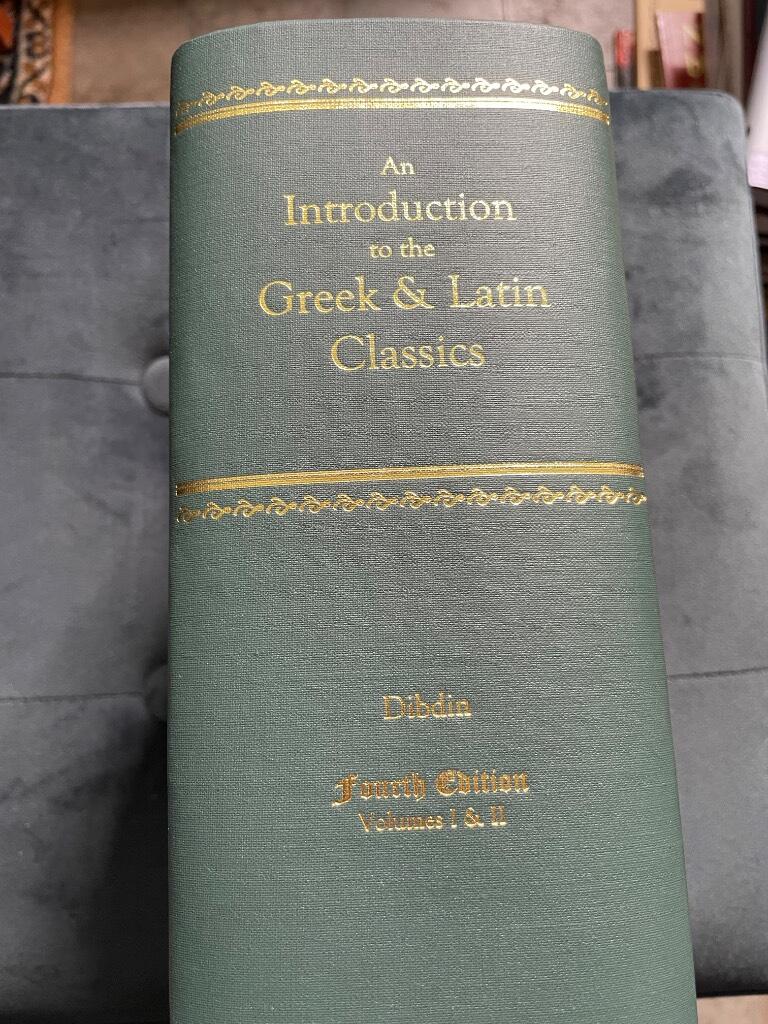 Thomas Frognall Dibdin : Introduction To The Knowledge Of Rare And Valuable Editions Of The Greek And Roman Classics