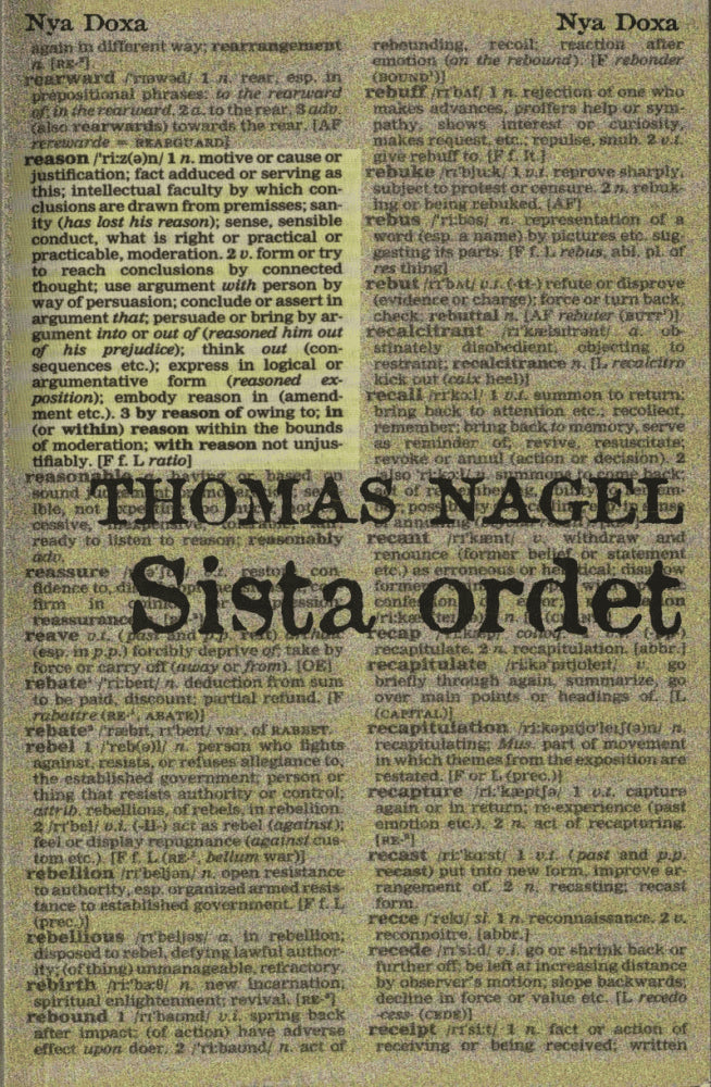 Thomas Nagel : Sista ordet