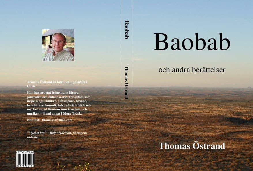 Thomas Östrand : Baobab : och andra berättelser, noveller, kåserier och dikter