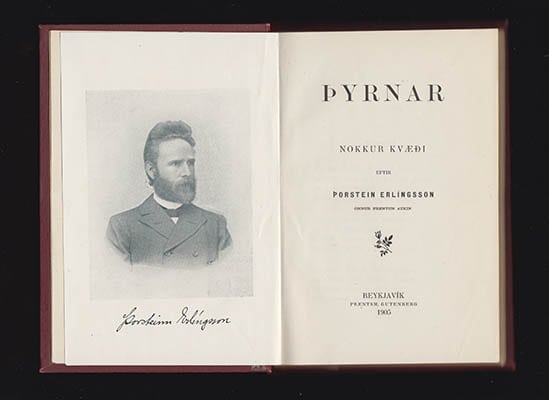 Thorsteinn Erlingsson : Þyrnar. Nokkur Kvædi