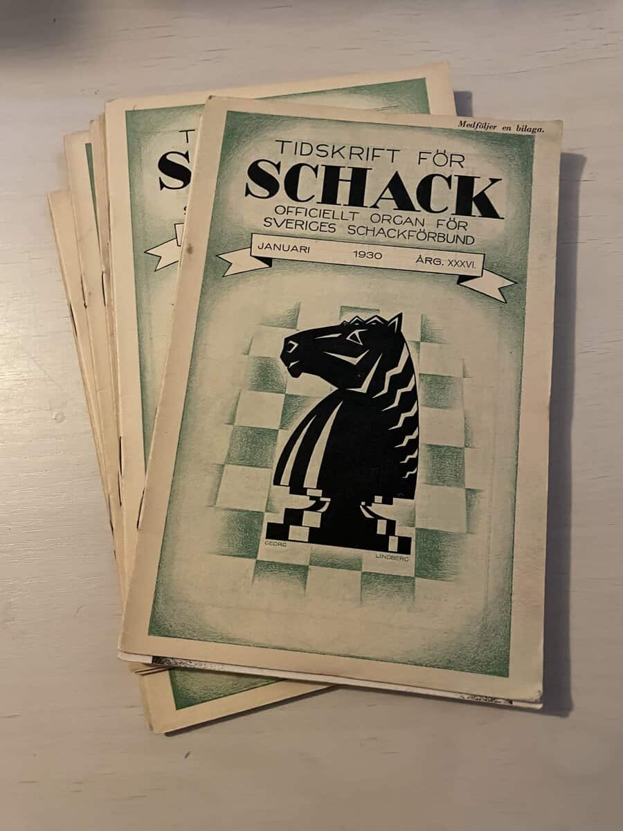 Tidskrift för schack - Hel årgång 1930