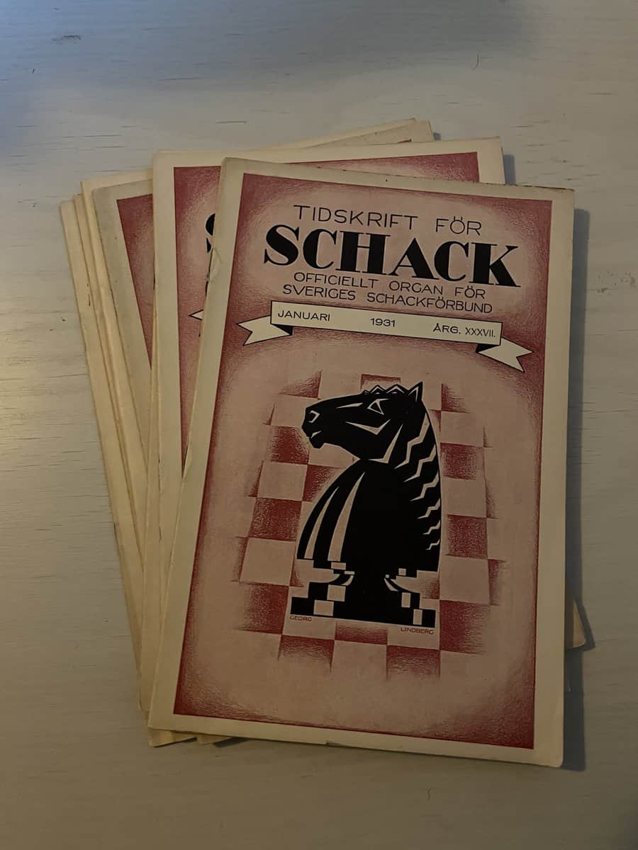 Tidskrift för schack - Hel årgång 1931