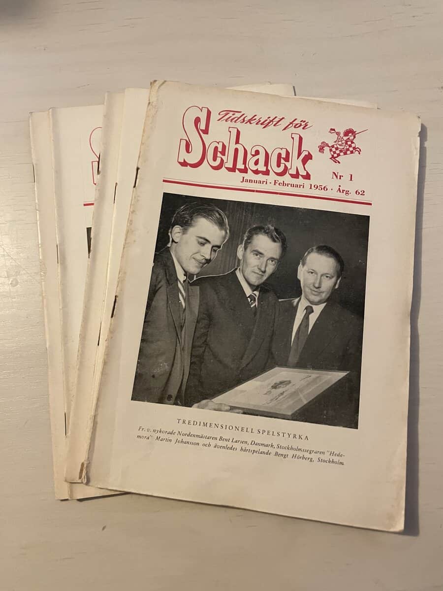 Tidskrift för schack - Hel årgång 1956